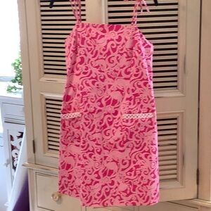 Lilly Pulitzer Vibrant Pink Dress with Pockets